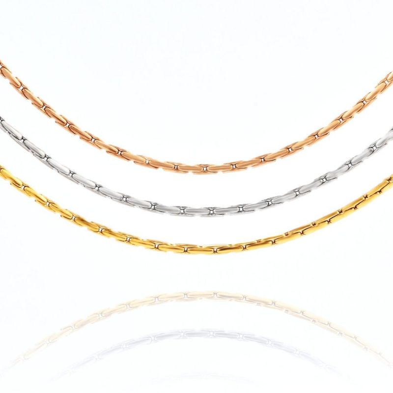 Gold Plated Fashion Jewelry Making Cable Boston Chain Necklace Bracelet Anklet Design