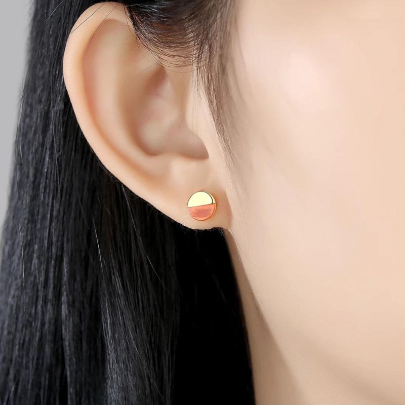 Fashion Jewelry 925 Sterling Wholesale Silver CZ Simple Earring