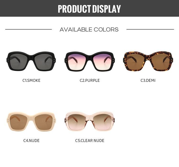 2022 Sunglasses for Women Designer Newest Trending Big Frame Sun Glasses Shades