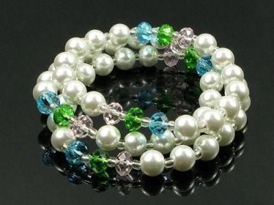 China Manufacturer Bracelet Fancy Design China Supplier Factory Price Jewelry Crystal with Colorful Rhinestones