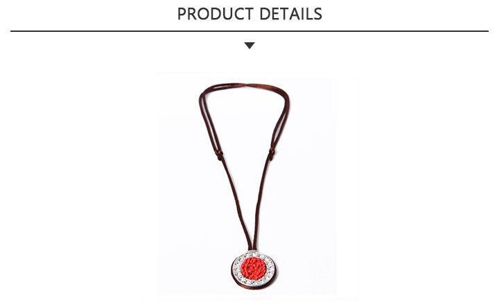 2020 Fashion Jewelry Beaded Red Pendant Necklace