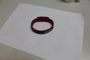 High Quality Plastic Gift Promotional Rubber USB Bracelet (SB-100)