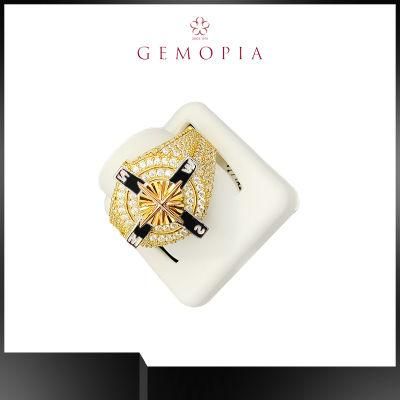 Hip Hop Jewelry Ring Sterling Silver Ring for Men Ring