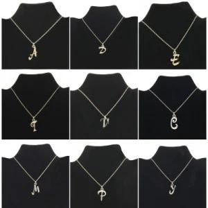 Wholesale Letter Alphabet Necklace in Fashion Trends Jewelry (FLN16040711)