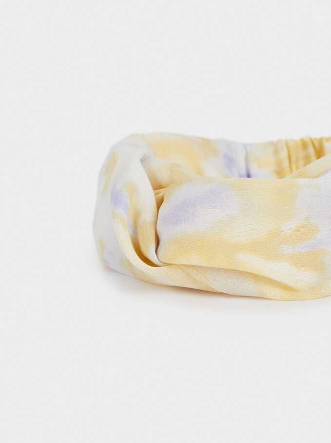 Wholesale Fashion Design Polyester Tie-Dye Printed Turban-Style Headband