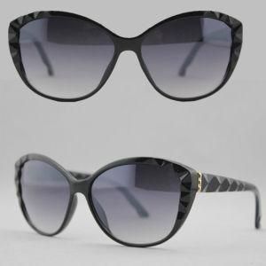 Fashion Women Designer Quality Sunglasses with CE Certification (14136)