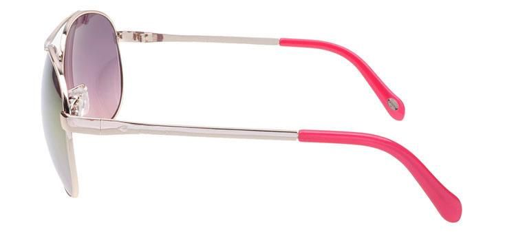 2018 Hot Selling Fashion Pink Mirror Metal Sunglass