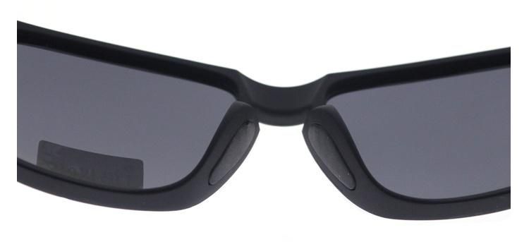 Factory Wholesale Custom Outdoor Fashion Matte Black Plastic Men Sunglasses