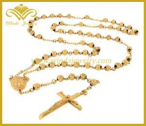Wholesale Top Quality Stainless Steel Jesus Rosary Necklace with Best Price