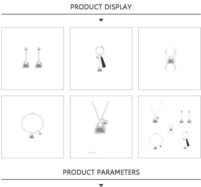 2020 Fashion Classical Silver Lock Jewelry Set