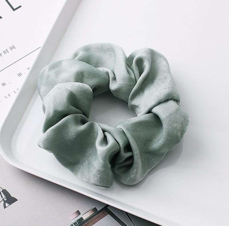 Amazon Hot Selling Satin Hair Scrunchies Hair Band for Girls