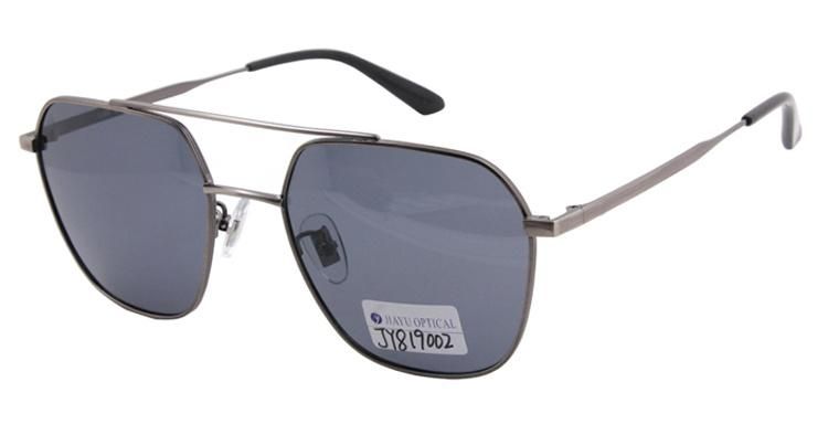 Most Popular Trendy Italy Designer Double Bridged Metal Unisex Sunglasses