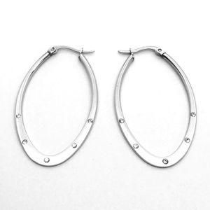 Yongjing Jewelry Stainless Steel Fashion Hoop Earrings (YJ-E0037)