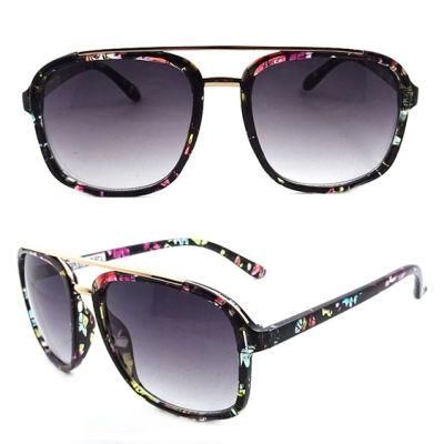 New Designs Pilot Mixed Material Sunglasses