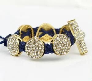 Fashion Hip Pop Jewelry Adjustable Cross Bracelet Jewelry (JDH-BL7542)