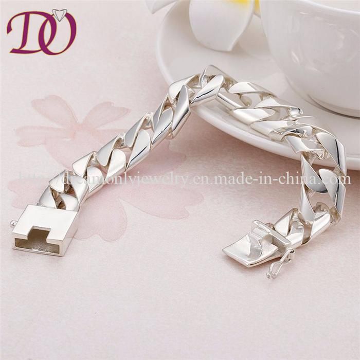 New Arrive Factory Jewelry 925 Sterling Silver Chain Men′s Silver Chain