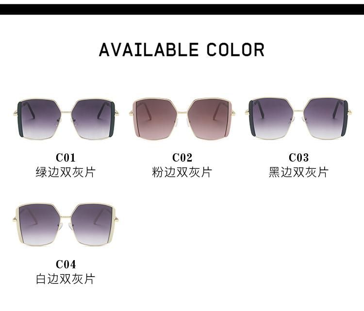 Sunglasses for 2022 New Sunglasses Fashion Big-Frame Glasses Girls Wear Street Sunglasses