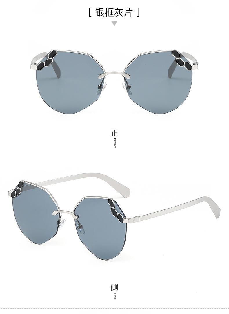 Eyewear New Trendy Custom Logo Women Oversized Shades Sunglasses Fashion Square Sun Glasses