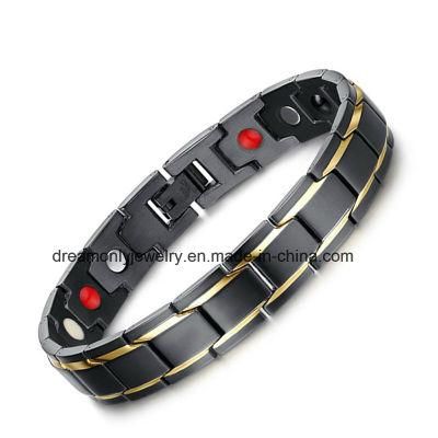 Magnetic Bio Energy Health Steel Bracelet for Men