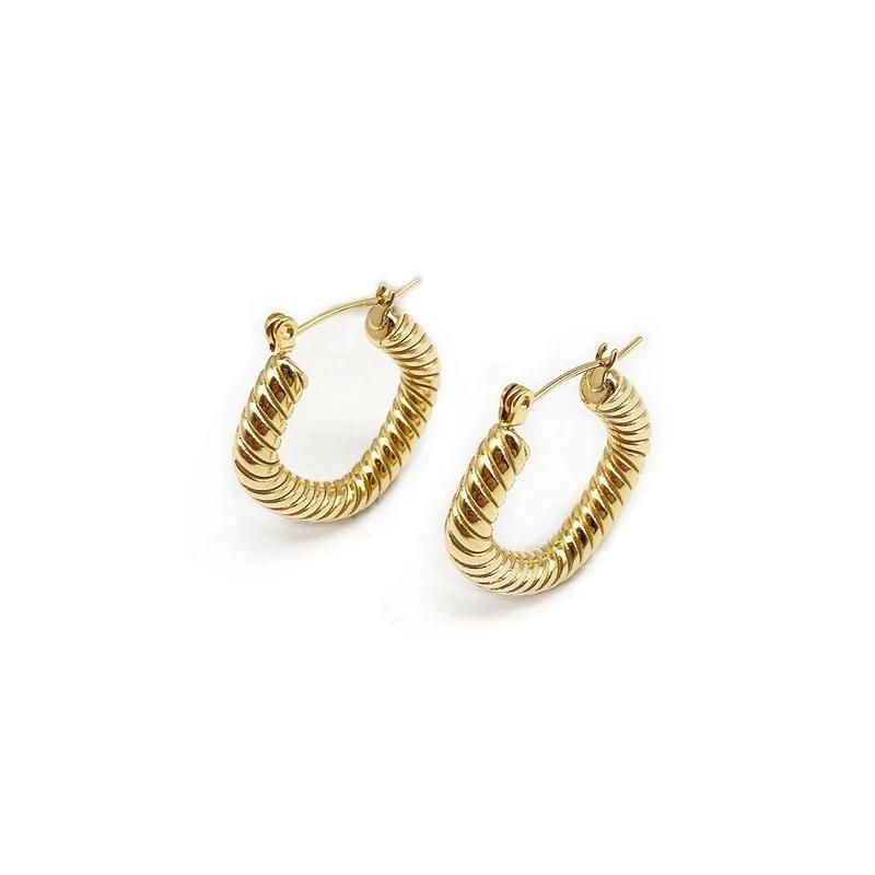 Manufacturer Custom Jewelry Twist Hoop Earrings Gold, Earrings Design, Handmade Earrings