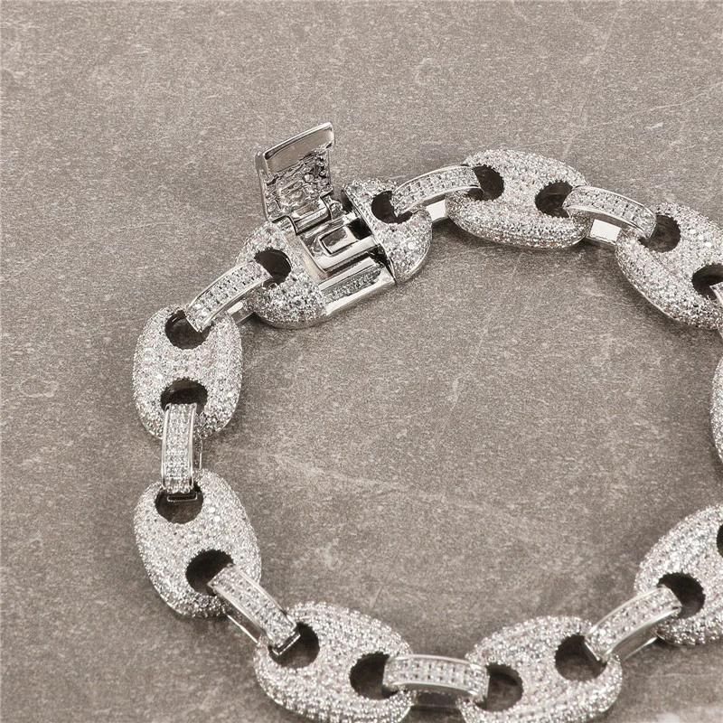 Fashion Jewelry Micro Pave CZ Hook Bracelet