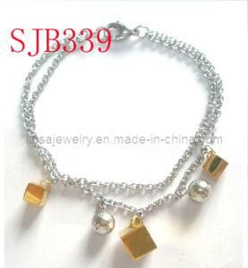 Women&prime;s Charm Design 316L Stainless Steel Bracelet (SJN339)