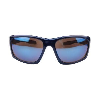Large Square Shiny Sport Sunglasses Men