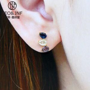 Wholesale Stud Earring Fashion Jewelry with Specil Stone 925 Sterling Silver or Brass &#160; Platting Jewellery Earrings