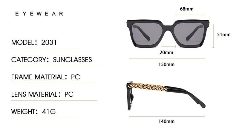 Green Speckle Glasses Modern European and American Ins Sunglasses Female Personality Metal Lace Temple Sunglasses