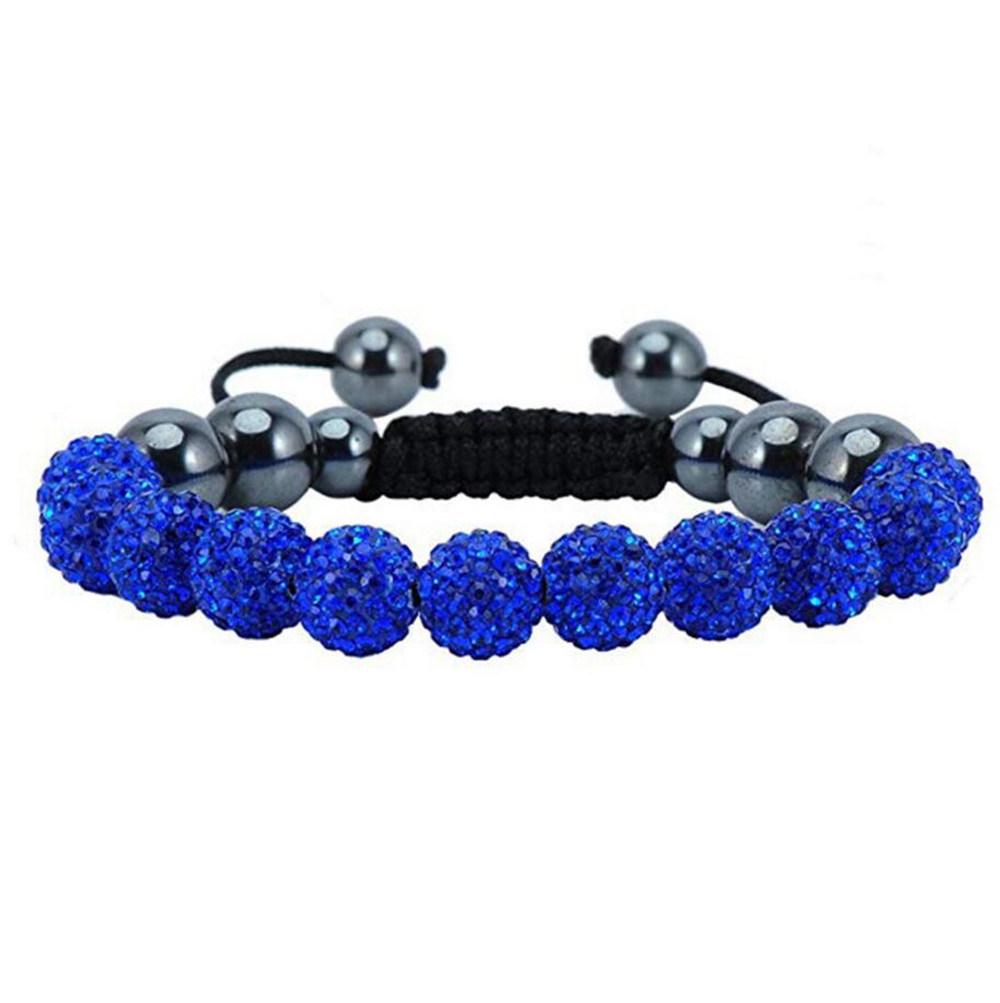 Fashion OEM Blue Shamballa Bracelet,