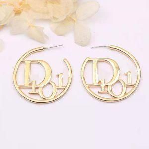Factory Price Luxury Brand Jewelry Tube Twisted Hoop Earrings