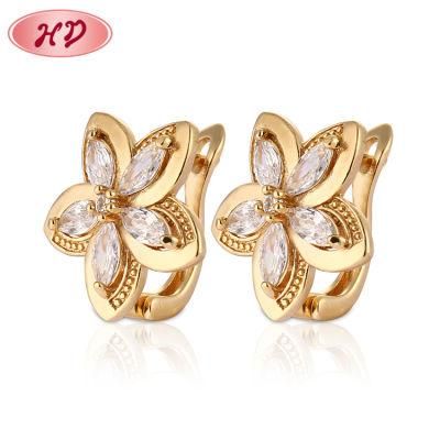 100% New Popular Hot Gift Womens Girls Ladies CZ Earrings