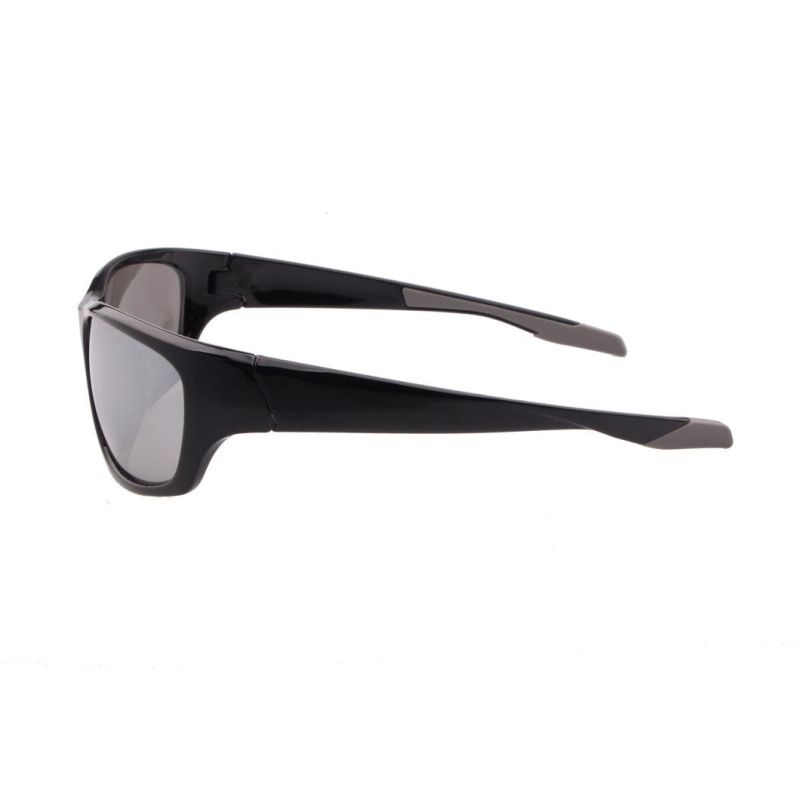 Large Square Shiny Sport Sunglasses Men