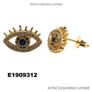 New Design Gold Plating 925 Silver Earring