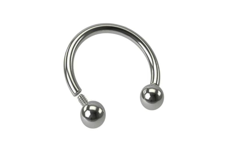 Jewelry ASTM F136 Titanium Body Piercing G23 Internally Threaded Titanium Horseshoe Tp1902I