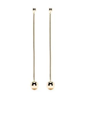 Fashion Simple Long Chain Circle Earrings Jewelry