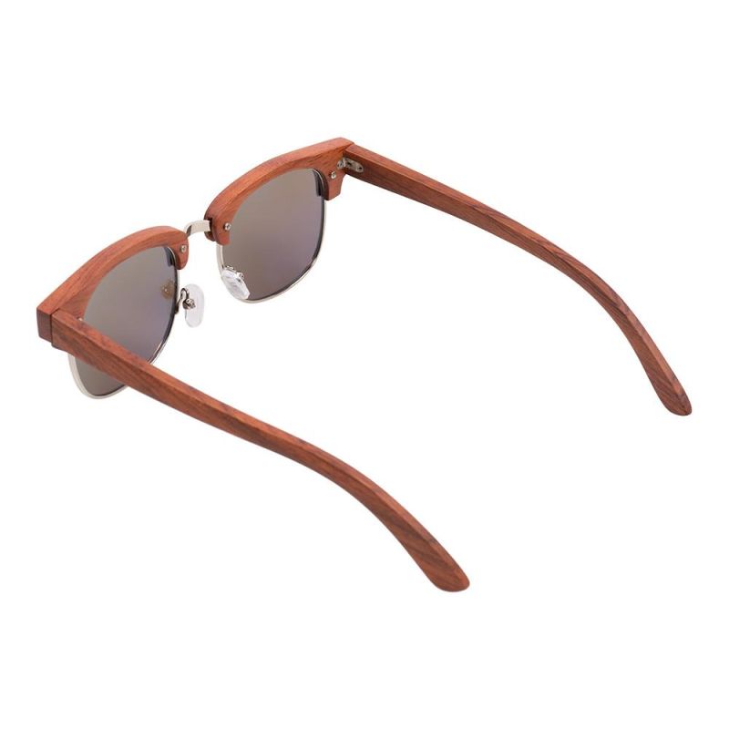 Wholesale UV400 Resistance Wood Frame Sunglasses