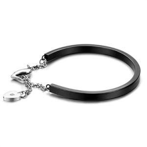 Fashion Design &#160; Custom Logo Heart Pendant &#160; Stainless Steel Men Bracelet