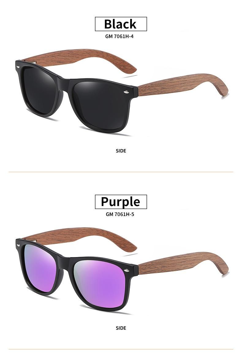 2021 New Wooden Fashion Sun Shades Cheap Price Custom Logo Printed Sun Glasses Promotional Women Men Polarized Sunglasses 2021