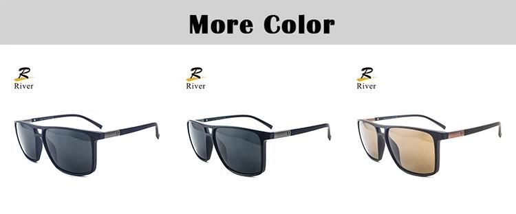 P0081 Non-Slip Design Tr Frame Stock Polarized Men Sunglasses