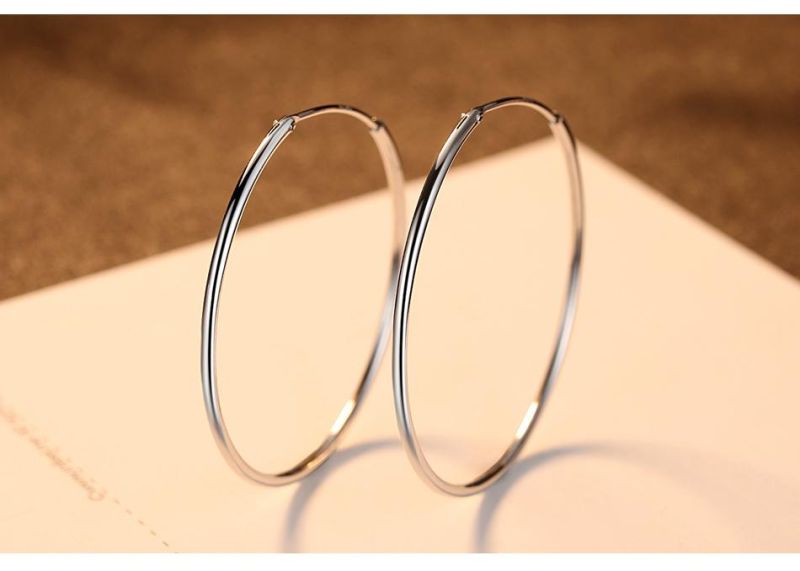 Fashion Circle Round Earrings Geometry Jewelry