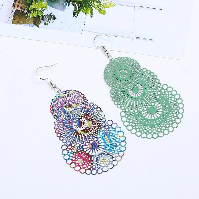 Wholesale Fashion Colorful Earrings Layered Designs for Women