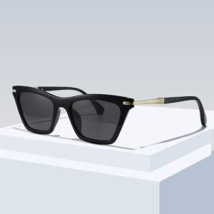 Fashion Tr90 Women&prime;s Small Frame Cat Eye Polarized Sunglasses Wholesale