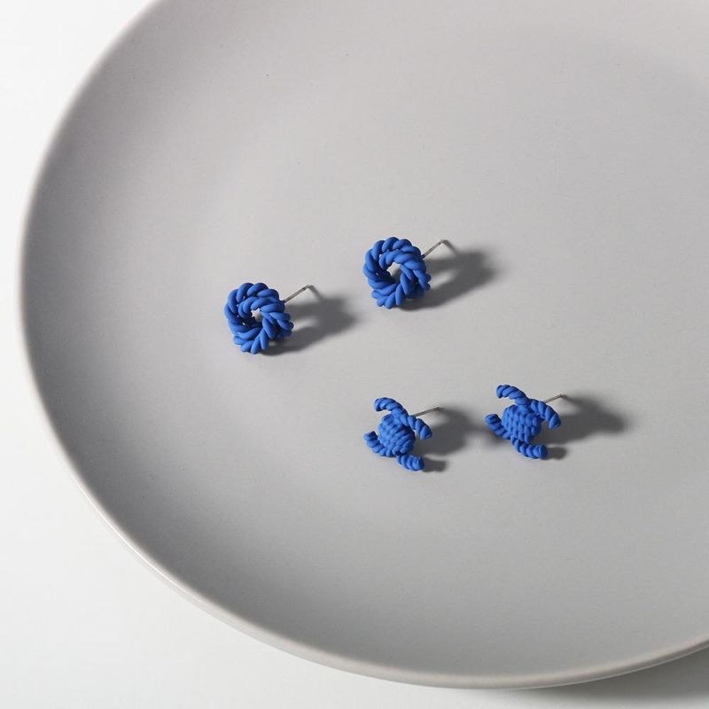 Klein Blue Series S925 Silver Pin New Earrings