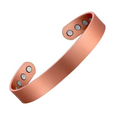 Wholesale Rose Gold Bangle Magnetic Bracelet Copper Bracelet Bangle