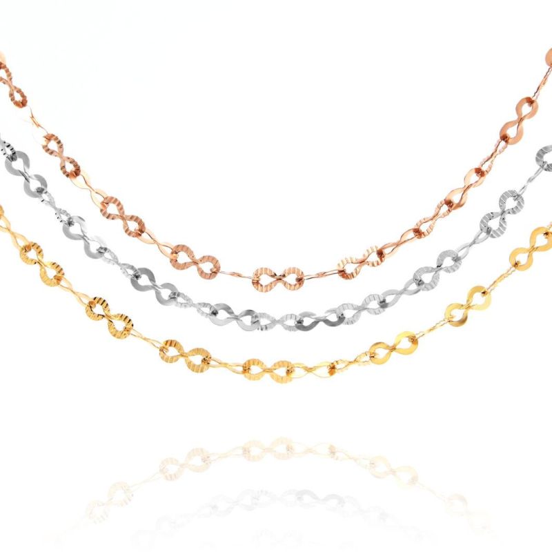 OEM Fashion Jewelry Eight Figure Chain Bracelet Necklace Handcraft Gift