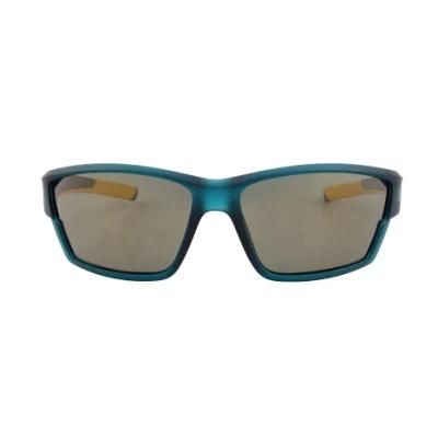 2017 Matt Crystal Green Sports Sunglasses for Men