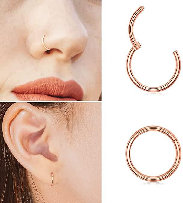 ASTM F316 Titanium Segment Clicker Classic Design Body Piercing