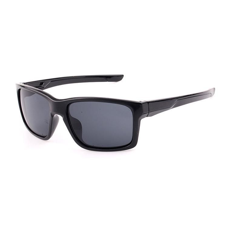 Black Square Oversized Sport Sunglasses
