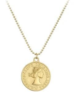 Mexican Style Coin Necklace Stainless Steel Pendant Necklace Jewelry
